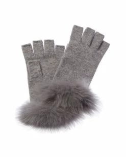 Amicale Cashmere Shop 5 Amicale Cashmere Cashmere Fingerless Gloves Women