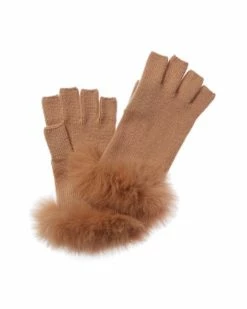 Amicale Cashmere Shop 19 Amicale Cashmere Cashmere Fingerless Gloves Women